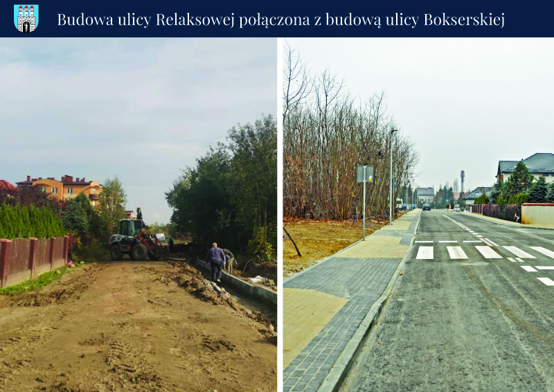 Budowa ulicy Relaksowej połączona z budową ulicy Bokserskiej