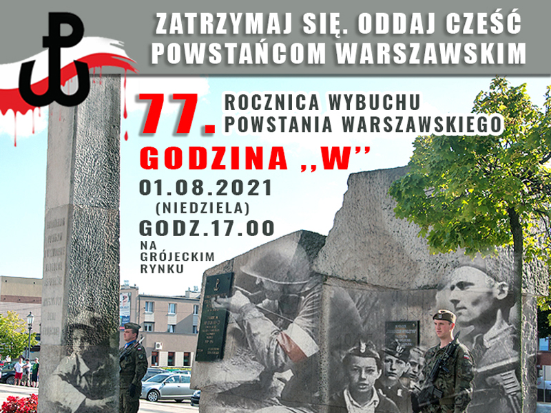 77. rocznica wybuchu Powstania Warszawskiego 