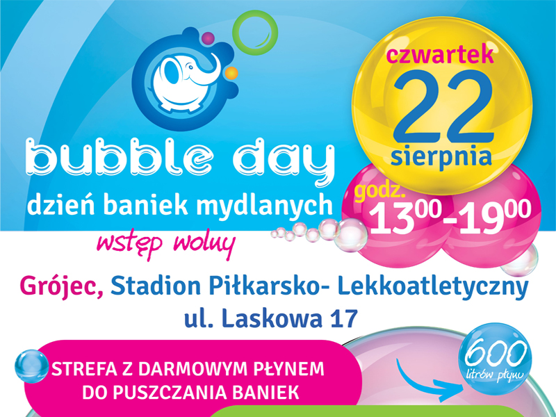 Bubble day - rozrywka dla całej rodziny! 