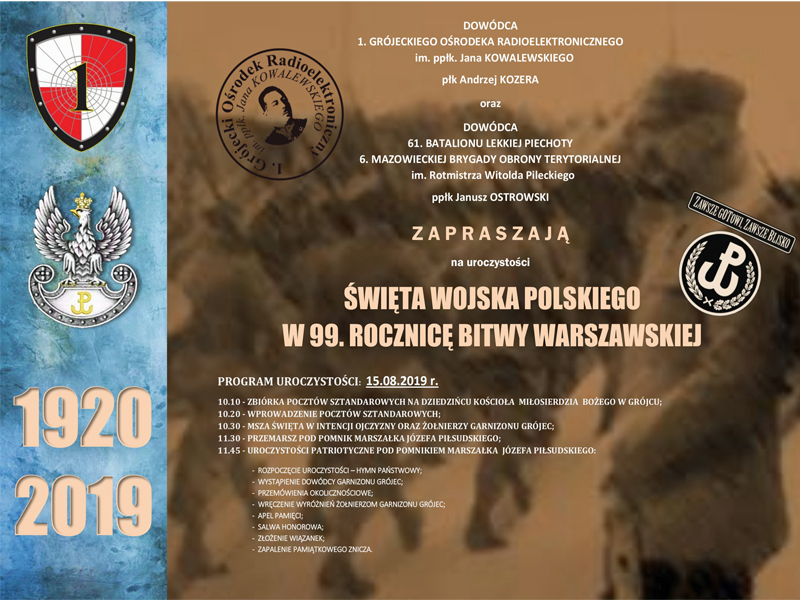 Uroczystości Święta Wojska Polskiego 
